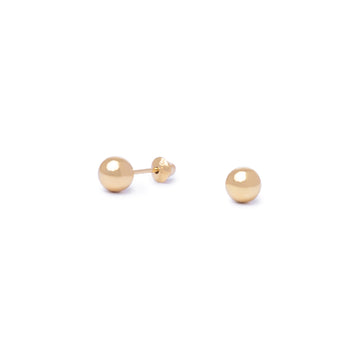 Brinco Petit Bolinha ouro 18k